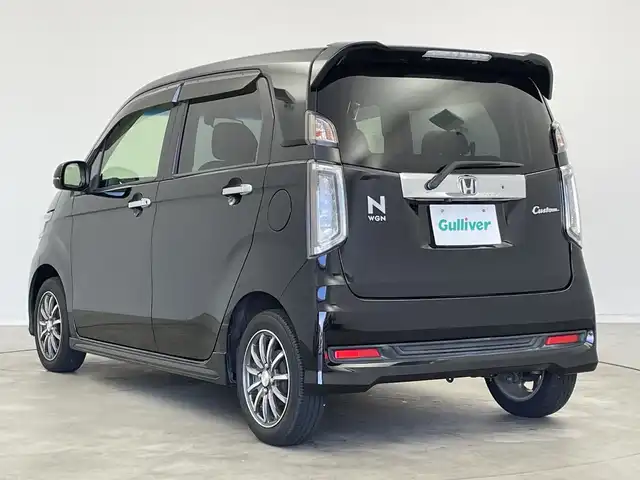ホンダ Ｎ ＷＧＮ カスタム G Lパッケージ 新潟県 2015(平27)年 6.7万km スマートブラック 純正SDナビ/ワンセグTV/プッシュスタート/CD/DVD/クルーズコントロール/CTBA/ハーフレザーシート/BTオーディオ/バックカメラ/スマートキー/ステアリングスイッチ/オートライト/オートエアコン/電格ミラー