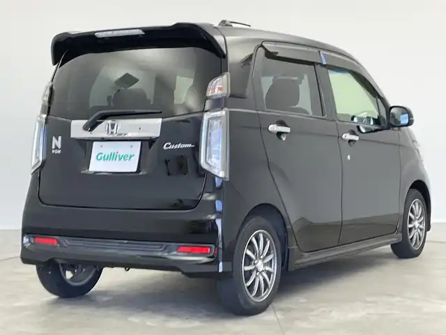 ホンダ Ｎ ＷＧＮ カスタム G Lパッケージ 新潟県 2015(平27)年 6.7万km スマートブラック 純正SDナビ/ワンセグTV/プッシュスタート/CD/DVD/クルーズコントロール/CTBA/ハーフレザーシート/BTオーディオ/バックカメラ/スマートキー/ステアリングスイッチ/オートライト/オートエアコン/電格ミラー