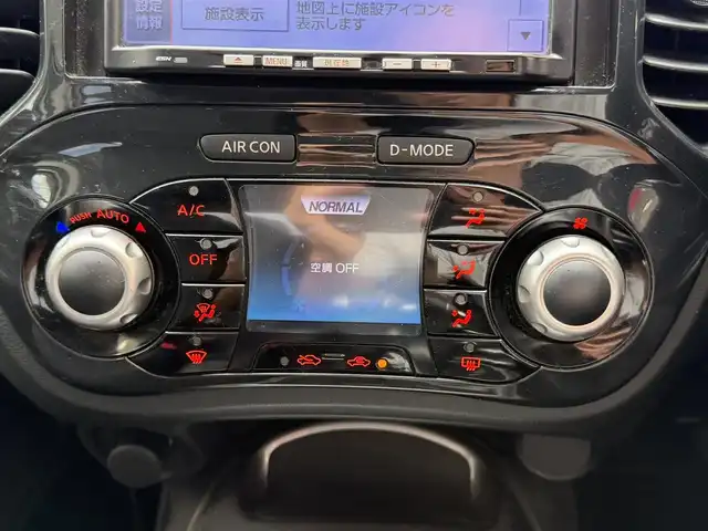 日産 ジューク 15RX 兵庫県 2011(平23)年 18.6万km ホワイトパール 社外ナビ/(CD/USB/AM/FM)/ETC/オートライト/スマートキー/社外フロアマット/電動格納ミラー/ヘッドライトレベライザー
