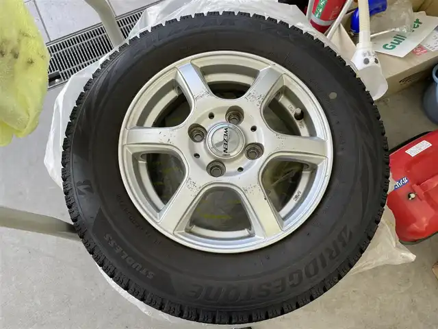 スズキ ＭＲワゴン X 富山県 2011(平23)年 9.2万km パールホワイト 純正ディスプレイオーディオ（AM/FM/CD/USB）/バックカメラ/ETC/社外アルミホイール/フロアマット/電動格納ミラー/ハロゲンライト/社外アルミホイール付冬タイヤ有/プッシュスタート/スマートキー/スペアキー