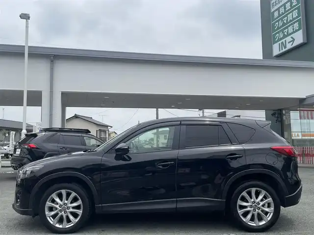 マツダ ＣＸ－５ XD プロアクティブ 熊本県 2015(平27)年 5.1万km ジェットブラックマイカ 純正メーカーナビ/【フルセグTV/Bluetooth/CD/DVD/USB】/バックカメラ/衝突軽減装置/クルーズコントロール/レーンアシスト/社外デジタルインナーミラー/コーナーセンサー（後ろ）/純正19インチアルミホイール/オートライトLED/本革巻きステアリング/純正フロアマット/プッシュスタート/スマートキー/スペアキー/保証書/取扱説明書