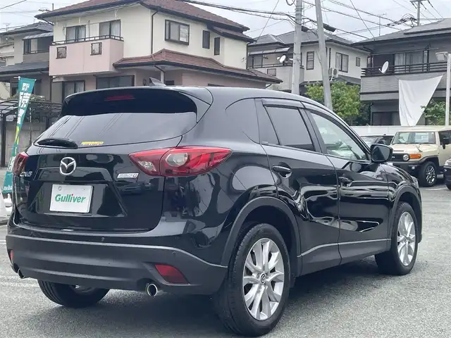 マツダ ＣＸ－５ XD プロアクティブ 熊本県 2015(平27)年 5.1万km ジェットブラックマイカ 純正メーカーナビ/【フルセグTV/Bluetooth/CD/DVD/USB】/バックカメラ/衝突軽減装置/クルーズコントロール/レーンアシスト/社外デジタルインナーミラー/コーナーセンサー（後ろ）/純正19インチアルミホイール/オートライトLED/本革巻きステアリング/純正フロアマット/プッシュスタート/スマートキー/スペアキー/保証書/取扱説明書