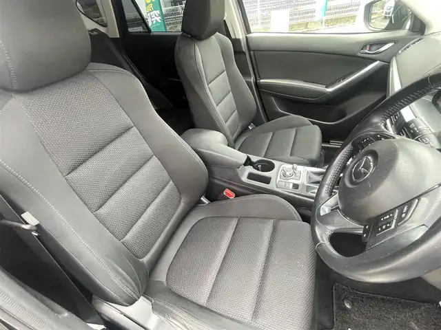 マツダ ＣＸ－５ XD プロアクティブ 熊本県 2015(平27)年 5.1万km ジェットブラックマイカ 純正メーカーナビ/【フルセグTV/Bluetooth/CD/DVD/USB】/バックカメラ/衝突軽減装置/クルーズコントロール/レーンアシスト/社外デジタルインナーミラー/コーナーセンサー（後ろ）/純正19インチアルミホイール/オートライトLED/本革巻きステアリング/純正フロアマット/プッシュスタート/スマートキー/スペアキー/保証書/取扱説明書