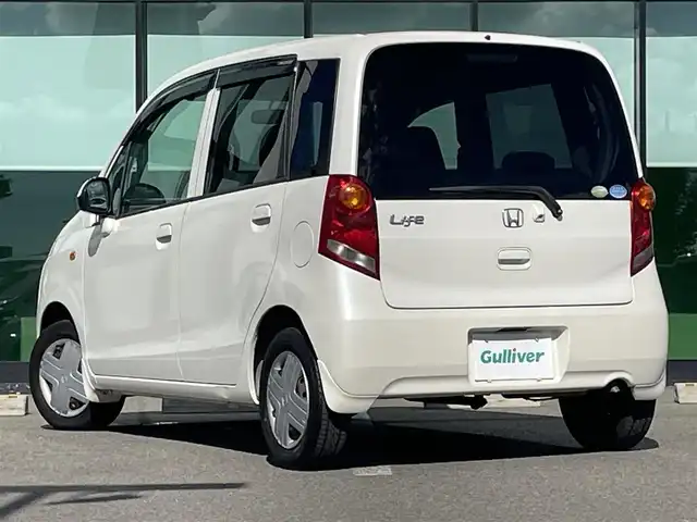 ホンダ ライフ G コンフォートセレクト 和歌山県 2010(平22)年 6.6万km プレミアムホワイトパール 純正CDオーディオ/フルオートエアコン/パワーステアリング/パワーウィンドウ/電格ミラー/ドアバイザー/純正ホイルキャップ