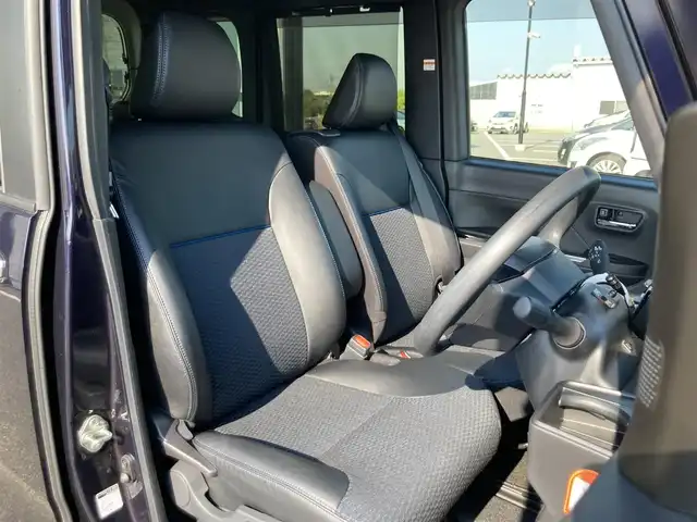 ダイハツ タント カスタム X 鳥取県 2023(令5)年 2.8万km クールバイオレットクリスタルシャイン ４WD/社外ナビ/ワンセグ/DVD/CD/BT/バックカメラ/ETC/スマートアシスト/前後コーナーセンサー/ハーフレザーシート/前席シートヒーター/両側パワースライドドア/LEDヘットライト/フォグライト/オートマチックハイビーム/純正14インチアルミホイール/プッシュエンジンスタート/スマートキー×2/アイドリングストップ/純正フロアマット/ドアバイザー/スタットレスセット積み込み（タイヤ溝5部山）