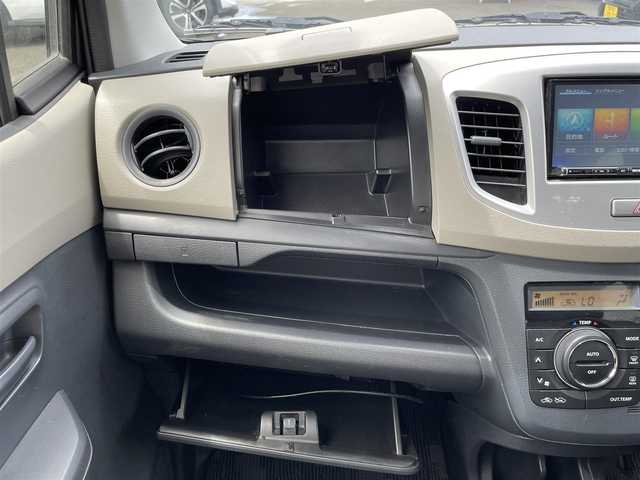 スズキ ワゴンＲ FX－E 福岡県 2014(平26)年 7.6万km ブルーイッシュブラックパール3 社外ナビ/（Clarion:NX614）/Bluetooth対応/フルセグTV/DVD/CD/AM/FM/バックカメラ/ドアバイザー/ETC/シート下収納（助手席）/純正フロアマット/ホイールキャップ/取扱説明書/リモコンキー