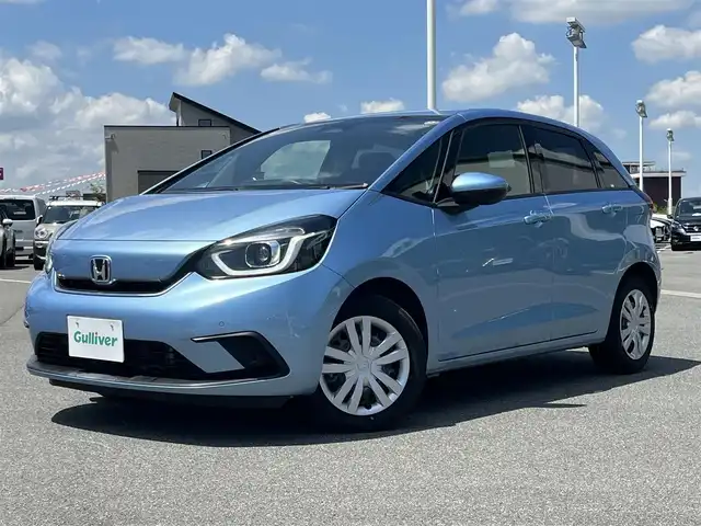 ホンダ フィット e:HEVホーム 奈良県 2020(令2)年 4.1万km ライトブルー ワンオーナー　/ホンダセンシング　/ｇａｔｈｅｒｓナビ(SDカードなし)/フルセグ/Bluetooth/バックカメラ　/ドラレコ前後　/ＥＴＣ２．０　/コーナーセンサー前後/アダプティブクルーズコントロール　/踏み間違い衝突軽減システム　/スマートキー　/LEDライト/レーンキープアシスト/カーテンエアバッグ