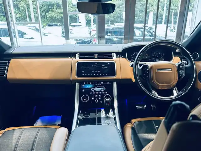 ランドローバー レンジローバースポーツ オートバイオグラフィーダイナミ 大阪府 2019(令1)年 3.9万km グレー 純正ナビ/・フルセグTV/ラジオ/Bluetooth		/全方位カメラ/ETC【DSRC】	/MERIDIANサウンドシステム/茶/黒コンビレザーシート 			/前席パワーシート/エアーシート		/前後席シートヒーター/クリアランスソナー/衝突回避システム/レーンディパーチャーアラート/ブラインドスポットモニター/クロストラフィックモニター		/パワーバックドア/純正21インチAW/オートライト/純正LEDライト/フロント/バックフォグ/プッシュEgスタート/ストップ/スマートキー×2/ターンランプ付電動格納ドアミラー