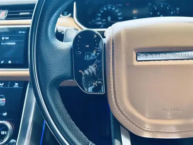 ランドローバー レンジローバースポーツ オートバイオグラフィーダイナミ 大阪府 2019(令1)年 3.9万km グレー 純正ナビ/・フルセグTV/ラジオ/Bluetooth		/全方位カメラ/ETC【DSRC】	/MERIDIANサウンドシステム/茶/黒コンビレザーシート 			/前席パワーシート/エアーシート		/前後席シートヒーター/クリアランスソナー/衝突回避システム/レーンディパーチャーアラート/ブラインドスポットモニター/クロストラフィックモニター		/パワーバックドア/純正21インチAW/オートライト/純正LEDライト/フロント/バックフォグ/プッシュEgスタート/ストップ/スマートキー×2/ターンランプ付電動格納ドアミラー