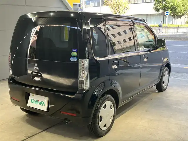 三菱 ｅＫワゴン M 東京都 2013(平25)年 1.7万km アメジストブラック F5ミッション/キーレスエントリー/Wエアバック/ドアバイザー/電動格納ミラー/走行16683km/メーカー保証書/点検整備記録簿/取扱説明書