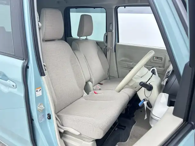 スズキ スペーシア HYBRID X 三重県 2018(平30)年 5.3万km オフブルーM 禁煙車/社外ナビゲーション/ーCD/DVD/USB/Bluetooth/HDMI/衝突軽減ブレーキ　/レーンキープアシスト　/両側パワースライドドア　/オートライト／オートハイビーム機能　/ＥＴＣ　/プッシュスタート／スマートキー　/アイドリングストップ　/シートヒーター　/スペアキー