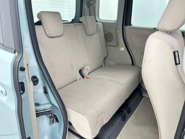 スズキ スペーシア HYBRID X 三重県 2018(平30)年 5.3万km オフブルーM 禁煙車/社外ナビゲーション/ーCD/DVD/USB/Bluetooth/HDMI/衝突軽減ブレーキ　/レーンキープアシスト　/両側パワースライドドア　/オートライト／オートハイビーム機能　/ＥＴＣ　/プッシュスタート／スマートキー　/アイドリングストップ　/シートヒーター　/スペアキー