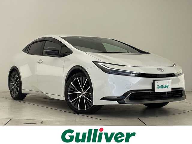 トヨタ プリウス Z 愛知県 2023(令5)年 2.3万km プラチナホワイトパールマイカ トヨタセーフティセンス/アドバンストパーク/純正12.3型ディスプレイオーディオ　ナビ機能なし/全方位カメラ/レーダークルーズコントロール/シートヒーター/エアシート/バックカメラ/電動リアゲート/パワーシート/コーナーセンサー/純正アルミホイール/ETC2.0/ブラインドスポットモニター/LEDヘッドライト/ステアリングヒーター/オートマチックハイビーム/衝突軽減システム/フルセグ/Bluetooth/ステアリングスイッチ/スマートキー/プッシュスタート