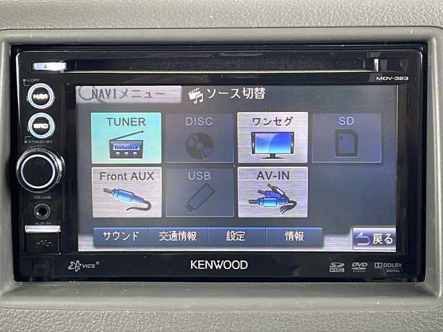 マツダ フレアワゴン XS 長野県 2013(平25)年 12.2万km フォレストアクアM 社外メモリナビ/パワースライドドア/社外１４インチアルミ