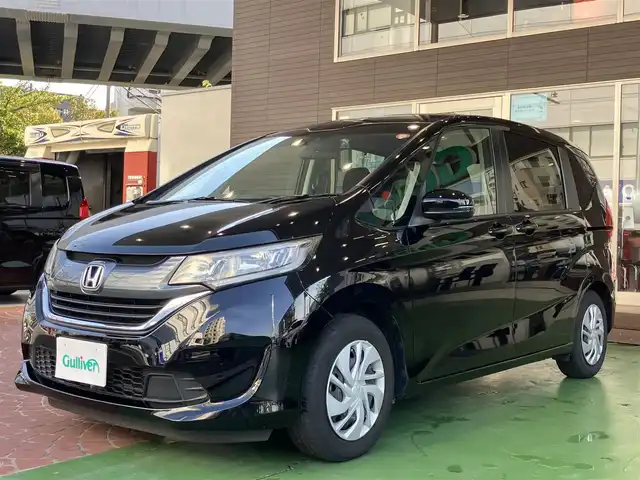 ホンダ フリード G ホンダセンシング 神奈川県 2018(平30)年 3.8万km プレミアムスパークルブラックパール ワンオーナー/新車保証書/取扱説明書/社外ナビ・フルセグTV/CD・DVDビデオ/Bluetooth/ETC/社外ドライブレコーダー/両側パワースライドドア/ホンダセンシング/・衝突軽減グレーキ/・歩行者事故低減ステアリング/・アダプティブクルーズコントロール/・車線維持支援システム/・路外逸脱制御装置/・誤発進抑制機能/・先行車発進お知らせ機能/・標識認識機能/・マルチインフォメーションディスプレイ/ステアリングスイッチ