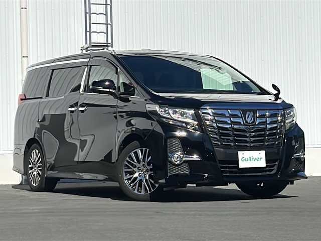 トヨタ アルファード S Cパッケージ 三重県 2016(平28)年 5.8万km ブラック 禁煙/ALPINEナビ/ALPINE後席モニター/サンルーフ/バックカメラ/本革シート/ETC/両側パワースライドドア/前後クリアランスソナー/AC100V/パワーバックドア/ステアヒーター/シートヒーター/パワーシート/メモリーシート/USB給電/LEDオートライト/電動格納ミラー