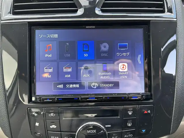 日産 セレナ 20G Sハイブリッド 長崎県 2013(平25)年 9.7万km ブリリアントホワイトパール 社外８インチSDナビ/CD/BT/ワンセグTV/バックカメラ/クルーズコントロール/両側パワースライドドア/ETC/アイドリングストップ/ロールサンシェード/ドライブレコーダー（前後）/純正１５インチホイール