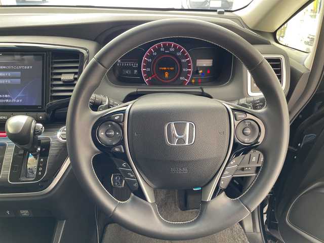 ホンダ オデッセイ アブソルート EX 愛知県 2014(平26)年 5.8万km プレミアムヴィーナスブラックP 安心パッケージ/ALPINE9型ナビ/ALPINE12.8型フリップダウンモニター/両側パワースライドドア/クルーズコントロール/バックカメラ/パワーシート/アルミホイール/ブラインドスポットモニター/LEDヘッドライト/パドルシフト/ALPINEインテリジェントミラー/リアオートエアコン/ALPINEドライブレコーダー/ETC/フルセグ/CD DVD/Bluetooth/ステアリングスイッチ/スマートキー/プッシュスタート