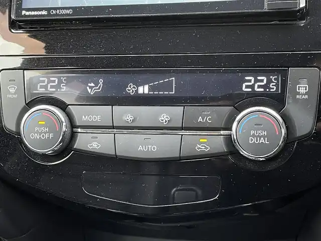 日産 エクストレイル 20X 青森県 2014(平26)年 8.5万km ダイヤモンドブラック ワンオーナー /切り替え式4WD/社外SDナビ/ 　CD/DVD/SD/iPod/BT/フルセグTV/バックカメラ/前席シートヒーター /アイドリングストップ/LEDオートライト/フォグランプ/ルーフレール/社外夏タイヤ付きアルミホイール4本積込/　　(225/65/R17)/ETC