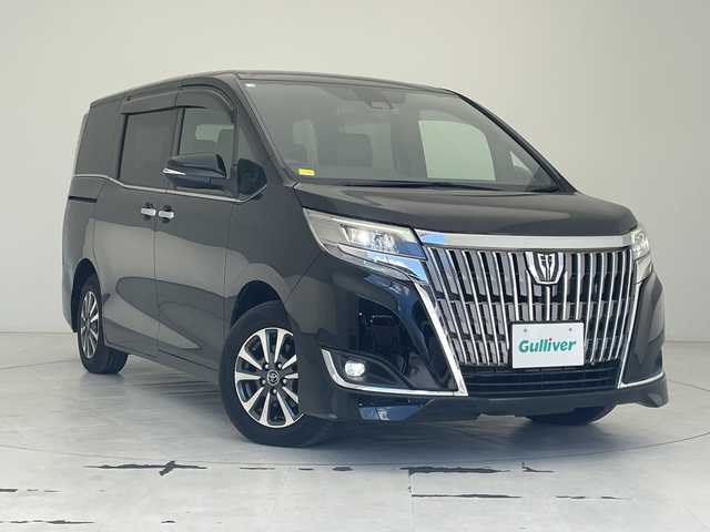 トヨタ エスクァイア Gi 沖縄県 2018(平30)年 3.6万km ブラック アルパイン12.8インチフリップダウンモニター/両側パワースライドドア/前後ドライブレコーダー/ＥＴＣ/ＵＳＢ/トヨタセーフティセンス/・衝突被害軽減ブレーキ (プリクラッシュセーフティ)																																																																									/・車線はみ出しアラート (レーンディパーチャーアラート)																									/・自動ハイビーム (オートマチックハイビーム)	/クルーズコントロール/ステアリングスイッチ																							/ＬＥＤヘッドライト/オートライト/シートヒーター/レザーシート/プッシュスタート/スマートキー/革巻きステアリング