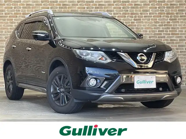 日産 エクストレイル ハイブリッド 20X ブラック エクストリーマーX ブレーキ 岩手県 2015(平27)年 7.4万km ダイヤモンドブラック ４WD/パノラミックガラスルーフ/アラウンドビューモニター/ヒルディセントコントロール/エマージェンシーブレーキ/車線逸脱警報/後側方車両接近警報機能/進入禁止警報/前後ソナー/横滑り防止装置/アイドリングストップ/クルーズコントロール/パーキングアシスト/オートバックドア/シートヒーター/純正ナビ/フルセグTV/ドライブレコーダー/ETC/LEDヘッドライト/純正１７インチアルミホイール