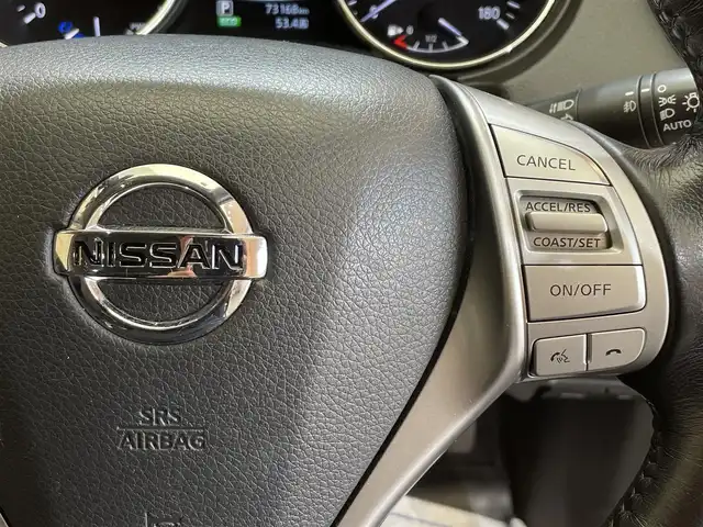 日産 エクストレイル ハイブリッド 20X ブラック エクストリーマーX ブレーキ 岩手県 2015(平27)年 7.4万km ダイヤモンドブラック ４WD/パノラミックガラスルーフ/アラウンドビューモニター/ヒルディセントコントロール/エマージェンシーブレーキ/車線逸脱警報/後側方車両接近警報機能/進入禁止警報/前後ソナー/横滑り防止装置/アイドリングストップ/クルーズコントロール/パーキングアシスト/オートバックドア/シートヒーター/純正ナビ/フルセグTV/ドライブレコーダー/ETC/LEDヘッドライト/純正１７インチアルミホイール