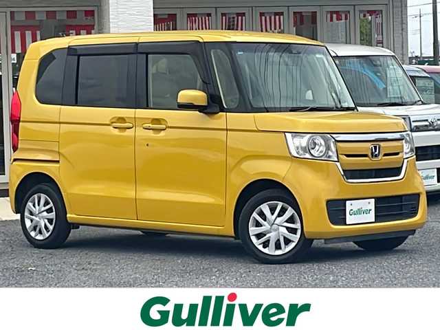 ホンダ Ｎ ＢＯＸ G L ホンダセンシング 千葉県 2018(平30)年 8.2万km プレミアムイエローパールⅡ ４ＷＤ　１オーナー　ナビＶＸＭ－１８４ＶＦｉ　電動ドア　温シート　クルコン　レーダークルコン　ドラレコ　ＤＶＤ　ＴＶ　Ｂｔ　バックカメラ　ＬＥＤライト　衝突軽減ブレーキ　レーンキープ　ステアスイッチ