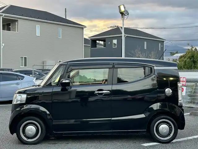 ホンダ Ｎ ＢＯＸ スラッシュ X 静岡県 2017(平29)年 4.6万km クリスタルブラックパール ユーザー買取車両/ワンオーナー/純正SDナビ（VRM-175VFi)/　【CD/BT/フルセグTV】/バックカメラ/クルーズコントロール/シートヒーター/オートライト/カーテンエアバック/ETC/USB端子/横すべり防止/プッシュスタート/スペアキー