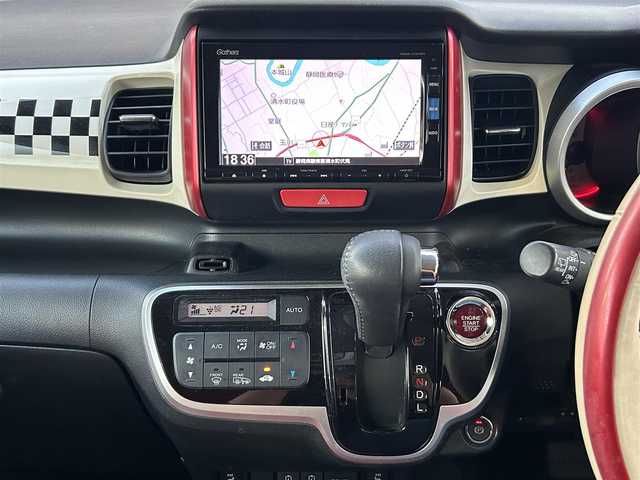 ホンダ Ｎ ＢＯＸ スラッシュ X 静岡県 2017(平29)年 4.6万km クリスタルブラックパール ユーザー買取車両/ワンオーナー/純正SDナビ（VRM-175VFi)/　【CD/BT/フルセグTV】/バックカメラ/クルーズコントロール/シートヒーター/オートライト/カーテンエアバック/ETC/USB端子/横すべり防止/プッシュスタート/スペアキー