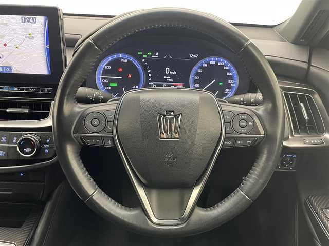 トヨタ クラウン ハイブリッド RS アドバンス 愛知県 2022(令4)年 5.1万km プレシャスホワイトパール 後期型　純正１２．３型ナビ　全方位カメラ　禁煙　デジタルインナーミラー　全周囲ドラレコ　黒革　セーフティセンス　衝突軽減　追従クルコン　ＢＳＭ　フルセグＴＶ　ＤＶＤ　ＡＣ１００Ｖ　シートヒータ　ＥＴＣ2.0 コーナーセンサー　パワーシート　オートハイビーム　LEDオートライト　フォグランプ　