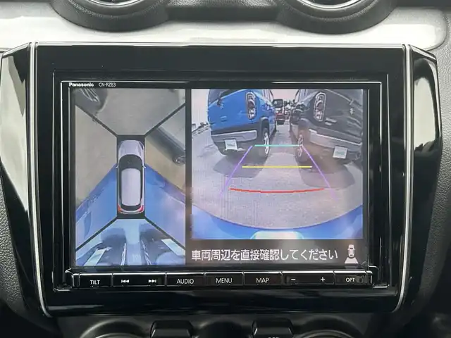 スズキ スイフト HYBRID RS 和歌山県 2017(平29)年 6.1万km スピーディーブルーM 純正ナビ/全方位モニター/フルセグTV/(BT/CD/DVD/Ipod)/衝突軽減ブレーキ/クルーズコントロール/レーンキープアシスト/横滑り防止機能/前方ドライブレコーダー/シートヒーター/パドルシフト/ビルトインETC/LEDヘッドライト/オートライト/オートマチックハイビーム