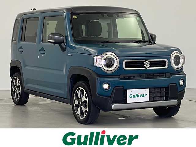 スズキ ハスラー HYBRID X ターボ 岐阜県 2020(令2)年 8.3万km デニムブルー ガンメタリック 2トーン 純正9インチナビ/CD/DVD/Bluetooth/USB/アダプティブクルーズコントロール/前後ドライブレコーダー/デュアルセンサーブレーキサポート/車線逸脱警報機能/パーキングセンサー/シートーヒーター/電動格納ミラー/純正15インチアルミホイール/純正フロアマット