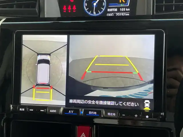 ダイハツ トール カスタムG 大分県 2021(令3)年 7.1万km ブラックマイカメタリック ワンオーナー/スマートアシスト/・衝突回避支援ブレーキ機能（対車両・対歩行者［昼夜］）/・衝突警報機能（対車両・対歩行者［昼夜］）/・ブレーキ制御付誤発進抑制機能(前方・後方)/・車線逸脱警報機能/・路側逸脱警報機能/・ふらつき警報/・先行車発進お知らせ機能/・ADB（アダプティブドライビングビーム）/・サイドビューランプ/・標識認識機能（進入禁止/最高速度/一時停止)/全車速追従機能付ACC/（アダプティブクルーズコントロール）/＋電動パーキングブレーキ（オートホールド機能付）/パノラミックビュー モニター/純正9型ナビ　型式：ALNMZ-YX9ZD/【フルセグTV、DVD再生可、BT対応、USB】/ステアリングスイッチ/ナビ連動ドライブレコーダー（前方）/ETC/両側電動スライドドア/ハーフレザーシート/・前席シートヒーター/アイドリングストップ/横滑り防止装置/電動格納ミラー/純正フロアマット/オートライト/LEDヘッドライト/LEDフォグ/純正14インチアルミホイール/保証書、取説、スペアキー有り