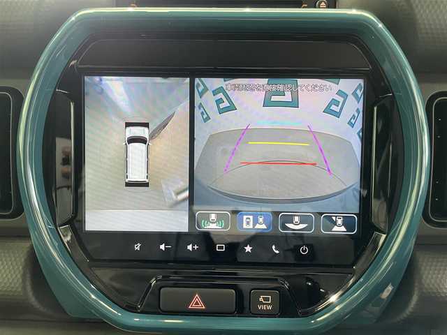 スズキ ハスラー HYBRID X ターボ 鹿児島県 2022(令4)年 0.4万km オフブルーM ワンオーナー　/禁煙車　/純正ナビ　/Ｂｌｕｅｔｏｏｔｈ　/前後ドライブレコーダー　/全方位カメラ　/ビルトインＥＴＣ　/クルコン　/シートリフター　/電格ミラー　/純正ラバーマット　/フルセグＴＶ　/純正ＬＥＤヘッドライト/フォグランプ/後席パーソナルテーブル/純正アルミ/オートマチックハイビーム　/ルーフレール/純正ドアバイザー