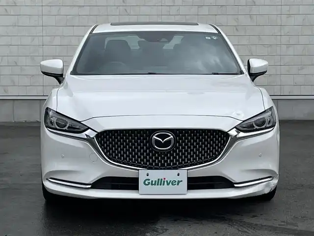 マツダ マツダ６セダン XD Lパッケージ 群馬県 2019(令1)年 4万km スノーフレイクホワイトパールマイカ サンルーフ/純正8インチナビ/フルセグTV・Bluetooth・CD・DVD/BOSEサウンドシステム/全周囲モニター/ETC2.0/スマートシティブレーキサポート/レーダークルーズコントロール/前後コーナーセンサー/ブラインドスポットモニター/交通標識認識システム/レーンキープアシスト/パーキングセンサー/電動パーキングブレーキ/シートヒーター完備/エアシートD/N席/パワーシートD/N席/ステアリングヒーター/ツインターボエンジン/純正19インチAW/オートLEDヘッドライト/革巻きステアリング/パドルシフト