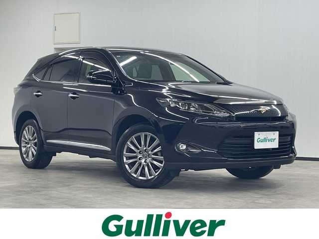 トヨタ ハリアー プレミアム 長崎県 2017(平29)年 2.6万km スパークリングブラックパールクリスタルシャイン 社外メモリナビ/ ECLIPSE/ AVN-Z05iW/フルセグテレビ/バックカメラ/Bluetooth接続/ミュージックサーバー/レーンディバーチャーアラート/ナノイー/電格ミラー/オートリトラミラー/LEDフォグ/ステアリングリモコン/ドアバイザー