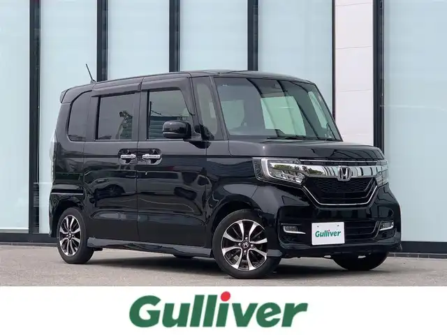 ホンダ Ｎ ＢＯＸ カスタム G EX ホンダセンシング 大阪府 2018(平30)年 5.7万km クリスタルブラックパール 社外ナビ/   TV/CD/DVD/Bluetooth/USB/衝突軽減/バックモニター/片側パワースライドドア/レーダークルーズコントロール/ステアリングスイッチ/横滑り防止装置/コーナーセンサー/純正14インチアルミホイール/純正フロアマット/プッシュスタート/スマートキー/ＥＴＣ/ＬＥＤライト