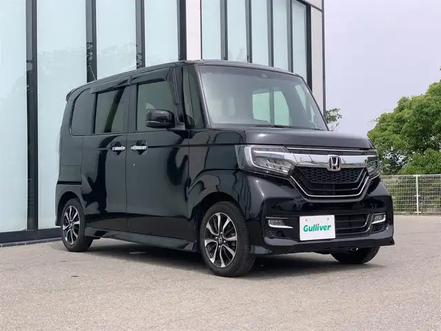 ホンダ Ｎ ＢＯＸ カスタム G EX ホンダセンシング 大阪府 2018(平30)年 5.7万km クリスタルブラックパール 社外ナビ/   TV/CD/DVD/Bluetooth/USB/衝突軽減/バックモニター/片側パワースライドドア/レーダークルーズコントロール/ステアリングスイッチ/横滑り防止装置/コーナーセンサー/純正14インチアルミホイール/純正フロアマット/プッシュスタート/スマートキー/ＥＴＣ/ＬＥＤライト