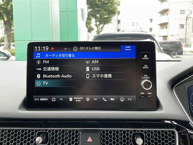 ホンダ シビック EX 東京都 2023(令5)年 0.8万km プレミアムクリスタルブルークリスタル ワンオーナー/新車時保証書/取扱説明書　ナビ説明書/ホンダセンシング/アダプティブクルーズコントロール/アイドリングストップ/純正ナビ/フルセグTV/USB/BT/Apple CarPlay/Android Auto/Boseプレミアムサウンドシステム/バックカメラ　ビルトインETC2.0/qi充電/純正ドライブレコーダー【前後】/プライムスムース×ウルトラスエードコンビシート/D/N席シートヒーター/スマートキー×2本/LEDヘッドライト/オートライト/LEDフォグライト/サイド/カーテン/ニーエアバック/革巻きハンドル・シフトノブ/純正18インチアルミ/純正テールゲートスポイラーウィングタイプ