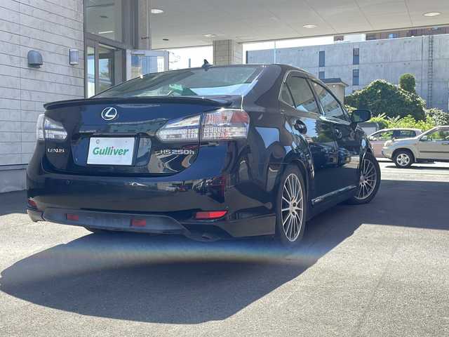 レクサス ＨＳ 250h バージョンI 道央・札幌 2010(平22)年 7.7万km ブラックオパールマイカ 純正ナビ(AM、FM、CD、TV(フルセグ)、DVD)/純正ドアバイザー/フロアマット/ETC/横滑り防止/サンルーフ/オートライト/クルーズコントロール/メモリーシート(前席)/バックカメラ/プッシュスタート/パワーシート