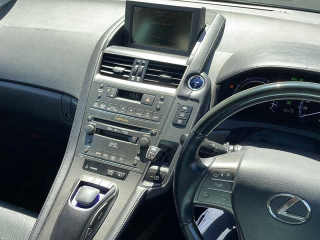 レクサス ＨＳ 250h バージョンI 道央・札幌 2010(平22)年 7.7万km ブラックオパールマイカ 純正ナビ(AM、FM、CD、TV(フルセグ)、DVD)/純正ドアバイザー/フロアマット/ETC/横滑り防止/サンルーフ/オートライト/クルーズコントロール/メモリーシート(前席)/バックカメラ/プッシュスタート/パワーシート
