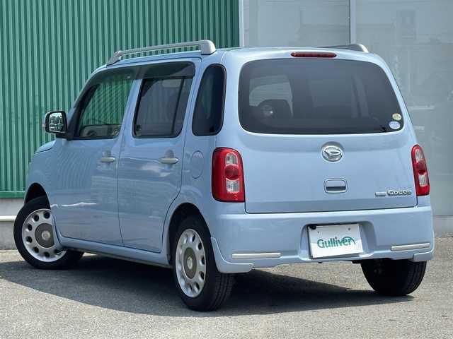 ダイハツ ミラ ココア プラスX 福岡県 2010(平22)年 9.6万km ミストブルーマイカメタリック 盗難防止装置/ベンチシート/純正フロアマット/BT接続/バックカメラ/AAC/ルーフレール/SDナビ/フルセグTV/ETC/CDチェンジャー