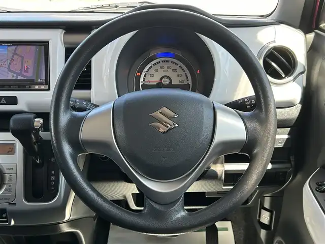 スズキ ハスラー G 山形県 2014(平26)年 8.9万km キャンディピンクメタリック/ホワイト2トーンルーフ 禁煙車/4WD/社外メモリーナビ／フルセグTV/Bluetooth/DVD/CD/SD/USB/AUX/グリップコントロール/ヒルディセント/横滑り防止/プッシュスタート/スマートキー２本/純正フロアマット/スタッドレス車載