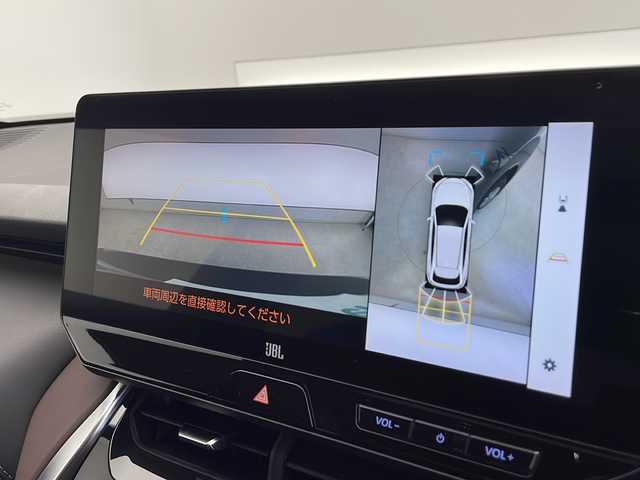 トヨタ ハリアー ハイブリッド Z レザーパッケージ 千葉県 2022(令4)年 1.9万km プレシャスブラックパール 禁煙車/純正ナビ(FM/AM/TV/Bluetooth/USB/Miracast)/JBLサウンド/モデリスタエアロ(フロント+サイド+リア)/トヨタセーフティセンス/プリクラッシュセーフティ/レーントレーシングアシスト/ブラインドスポットモニター/リヤクロストラフィックアラート/パーキングサポートブレーキ/ロードサインアシスト/先行車発進告知/クリアランスソナー(前後)/レーダークルーズコントロール/全方位カメラ/デジタルインナーミラー/純正ドライブレコーダー(前後)/ヘッドアップディスプレイ/電動パーキングブレーキ/調光パノラマルーフ/シートヒーター(D+N席)/エアシート(D+N席)/パワーシート(D+N席)/シートメモリー/ステアリングヒーター/LEDヘッドライト/フォグランプ/ビルトインETC2.0/革巻きステアリングホイール/電動格納ウィンカーミラー/プッシュスタート