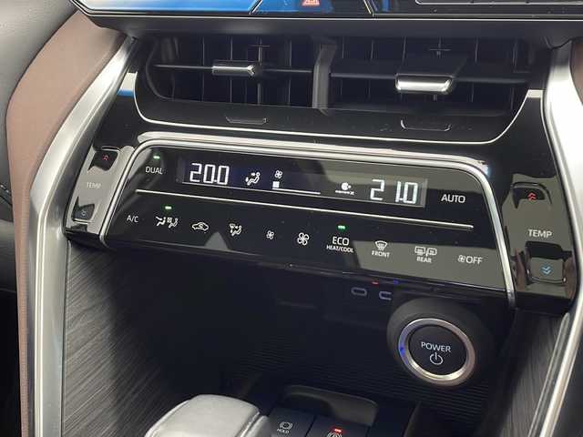 トヨタ ハリアー ハイブリッド Z レザーパッケージ 千葉県 2022(令4)年 1.9万km プレシャスブラックパール 禁煙車/純正ナビ(FM/AM/TV/Bluetooth/USB/Miracast)/JBLサウンド/モデリスタエアロ(フロント+サイド+リア)/トヨタセーフティセンス/プリクラッシュセーフティ/レーントレーシングアシスト/ブラインドスポットモニター/リヤクロストラフィックアラート/パーキングサポートブレーキ/ロードサインアシスト/先行車発進告知/クリアランスソナー(前後)/レーダークルーズコントロール/全方位カメラ/デジタルインナーミラー/純正ドライブレコーダー(前後)/ヘッドアップディスプレイ/電動パーキングブレーキ/調光パノラマルーフ/シートヒーター(D+N席)/エアシート(D+N席)/パワーシート(D+N席)/シートメモリー/ステアリングヒーター/LEDヘッドライト/フォグランプ/ビルトインETC2.0/革巻きステアリングホイール/電動格納ウィンカーミラー/プッシュスタート