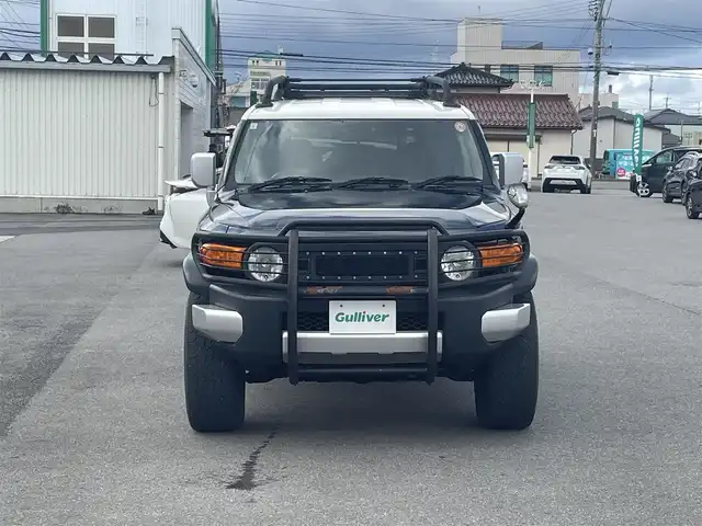 トヨタ ＦＪクルーザー カラーパッケージ 山形県 2010(平22)年 11.1万km ブラック/ホワイト 4WD/純正HDDナビ/　　【CD/DVD/BT/フルセグ/AUX】/バックカメラ/クルーズコントロール/HIDヘッドライト/20インチアルミ/ルーフレール/パークセンサー/ステアリングスイッチ/ETC