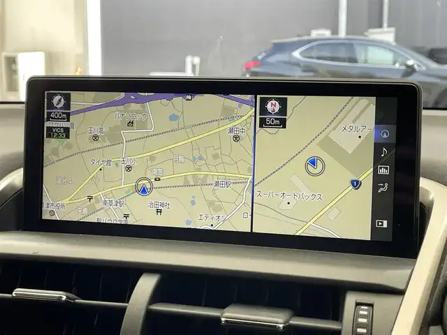 レクサス ＮＸ 300h Iパッケージ 滋賀県 2018(平30)年 8.3万km ソニッククォーツ 純正10.3型ナビ/（CD/DVD/Blu-ray/BT/フルセグTV/SD/USB/AUX）/プリクラッシュセーフティ/レーダークルーズコントロール/レーンディパーチャーアラート/オートマチックハイビーム/モデリスタエアロ（F/S/R）/バックカメラ/ビルトインETC/ドライブレコーダー/レザーシート/前席シートヒーター/ステアリングヒーター/パワーバックドア/パドルシフト/LEDヘッドライト/社外フロアマット/純正18インチAW