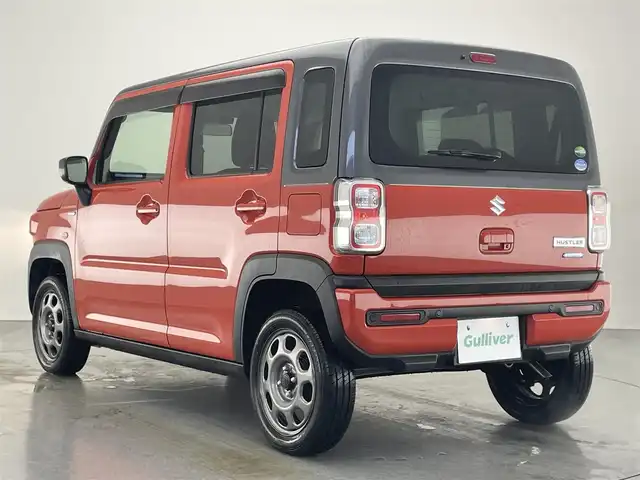 スズキ ハスラー HYBRID G 愛知県 2020(令2)年 2.4万km バーミリオンオレンジ/ガンメタリック2トーン 社外ナビ　シートヒーター　禁煙車　フルセグＴＶ　Ｂｌｕｅｔｏｏｔｈ　ＤＶＤ　デュアルカメラブレーキ　衝突軽減装置　車線逸脱　パーキングセンサー　ＥＴＣ　プッシュスタート　純正フロアマット　ドアバイザー