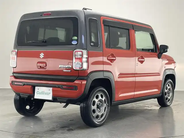 スズキ ハスラー HYBRID G 愛知県 2020(令2)年 2.4万km バーミリオンオレンジ/ガンメタリック2トーン 社外ナビ　シートヒーター　禁煙車　フルセグＴＶ　Ｂｌｕｅｔｏｏｔｈ　ＤＶＤ　デュアルカメラブレーキ　衝突軽減装置　車線逸脱　パーキングセンサー　ＥＴＣ　プッシュスタート　純正フロアマット　ドアバイザー