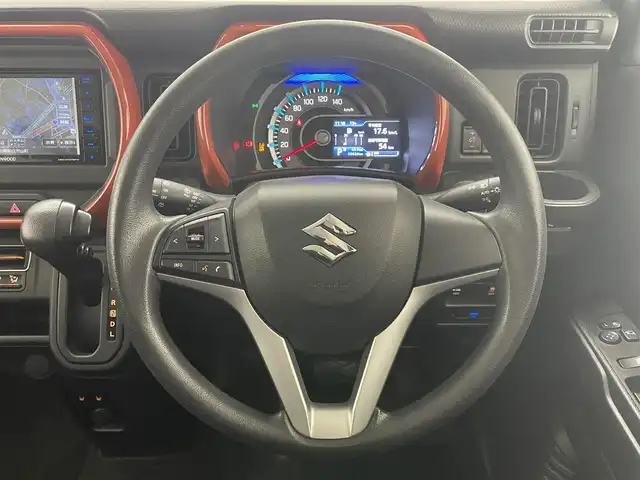 スズキ ハスラー HYBRID G 愛知県 2020(令2)年 2.4万km バーミリオンオレンジ/ガンメタリック2トーン 社外ナビ　シートヒーター　禁煙車　フルセグＴＶ　Ｂｌｕｅｔｏｏｔｈ　ＤＶＤ　デュアルカメラブレーキ　衝突軽減装置　車線逸脱　パーキングセンサー　ＥＴＣ　プッシュスタート　純正フロアマット　ドアバイザー